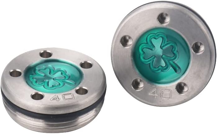 SEACLOUD Golf Custom Putter Screws Weights Green Lucky Four-Leaf 2PCS(5g 10g 15g 20g 25g 30g 35g 40g 45g) Compatible with Titleist Scotty Cameron Golf Club Heads Putters Newport - Image 4